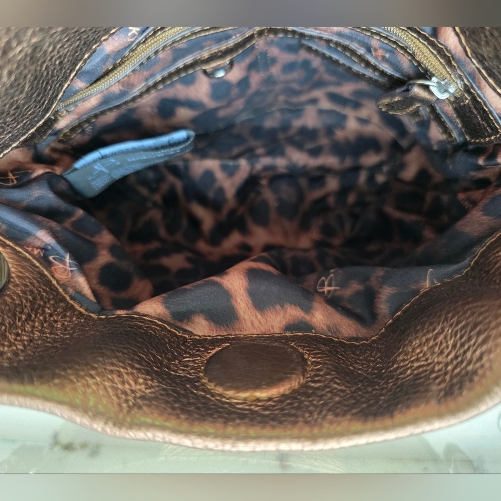 B. Makwowsky Copper Leather Crossbody Bag NWT - Picture 12 of 12